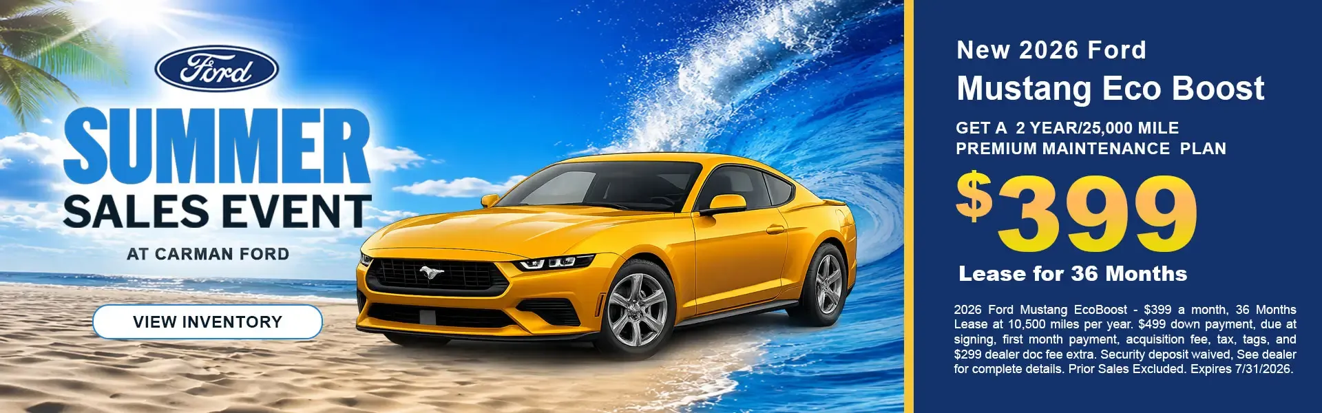 New 2026 Ford Mustang Special